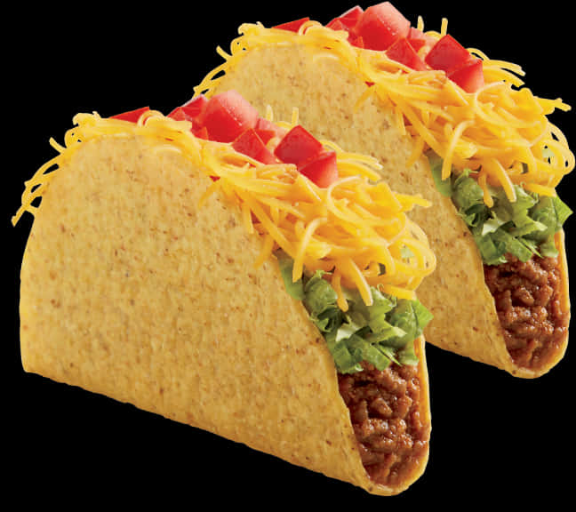 classic beef tacos, crispy tacos, seasoned meat, SD Desktop Wallpaper