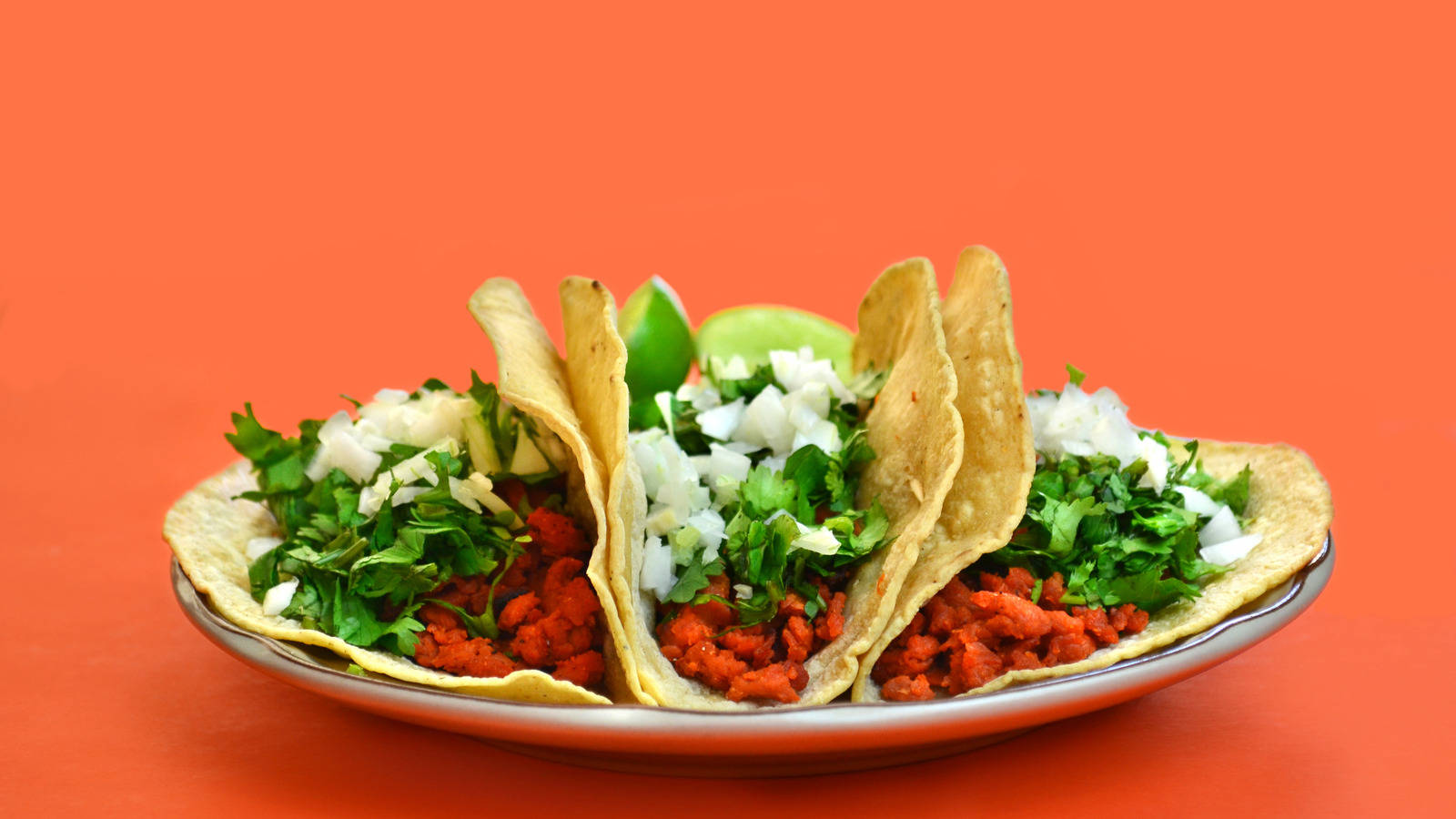 Tacos Al Pastor, chopped pork, red meat, HD Desktop Wallpaper