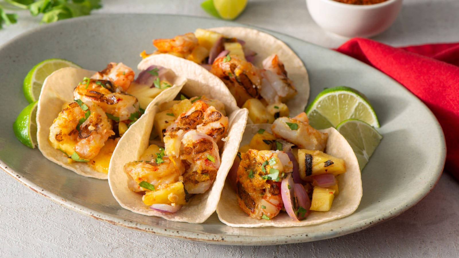 tacos al pastor, ceramic plate, gray plate, HD Desktop Wallpaper