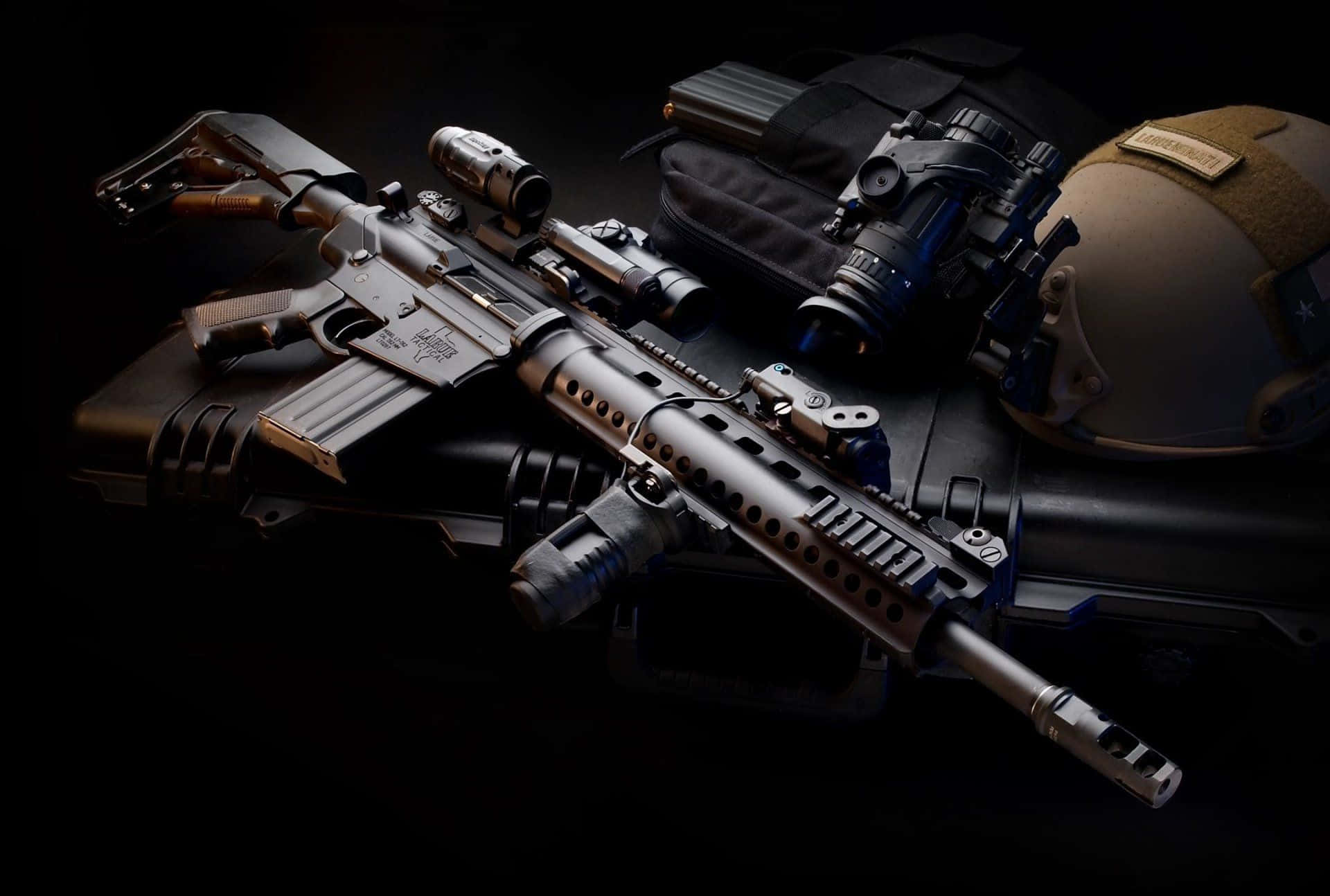 tactical rifle, scope, accessories, Full HD Desktop Wallpaper