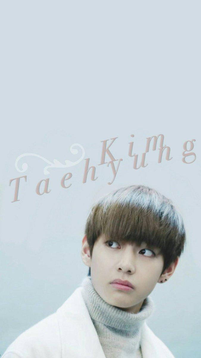 Taehyung, white outfit, short brown hair, SD Phone Wallpaper