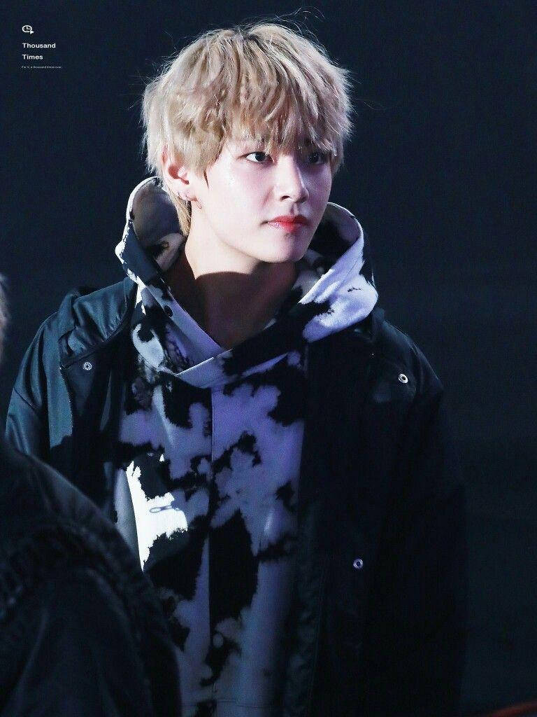 Taehyung, winter jacket, black jacket, SD Phone Wallpaper