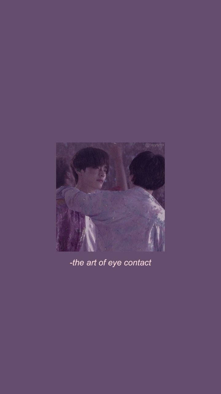 Taekook, BTS, purple, HD Phone Wallpaper