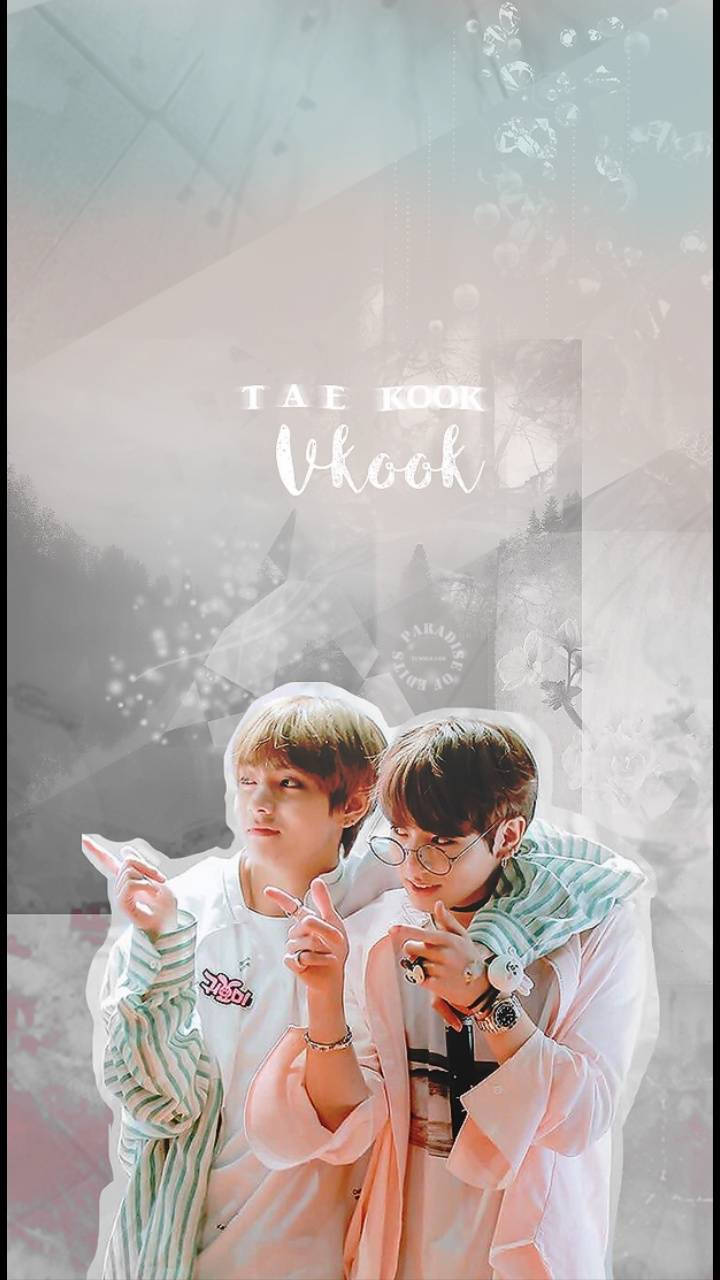 Taekook, BTS, pastel outfits, HD Phone Wallpaper
