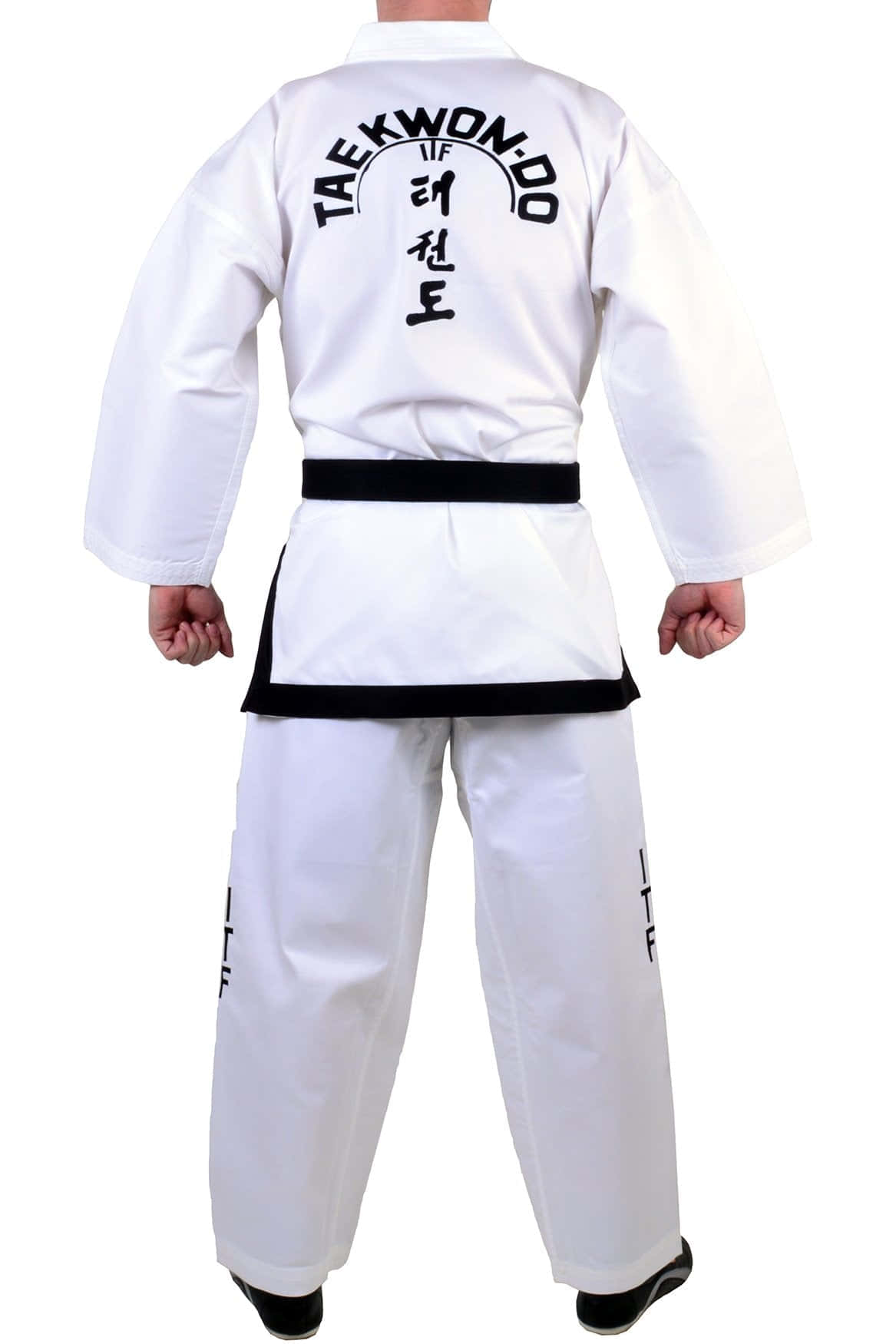 taekwondo uniform, white taekwondo uniform, black belt, HD Phone Wallpaper