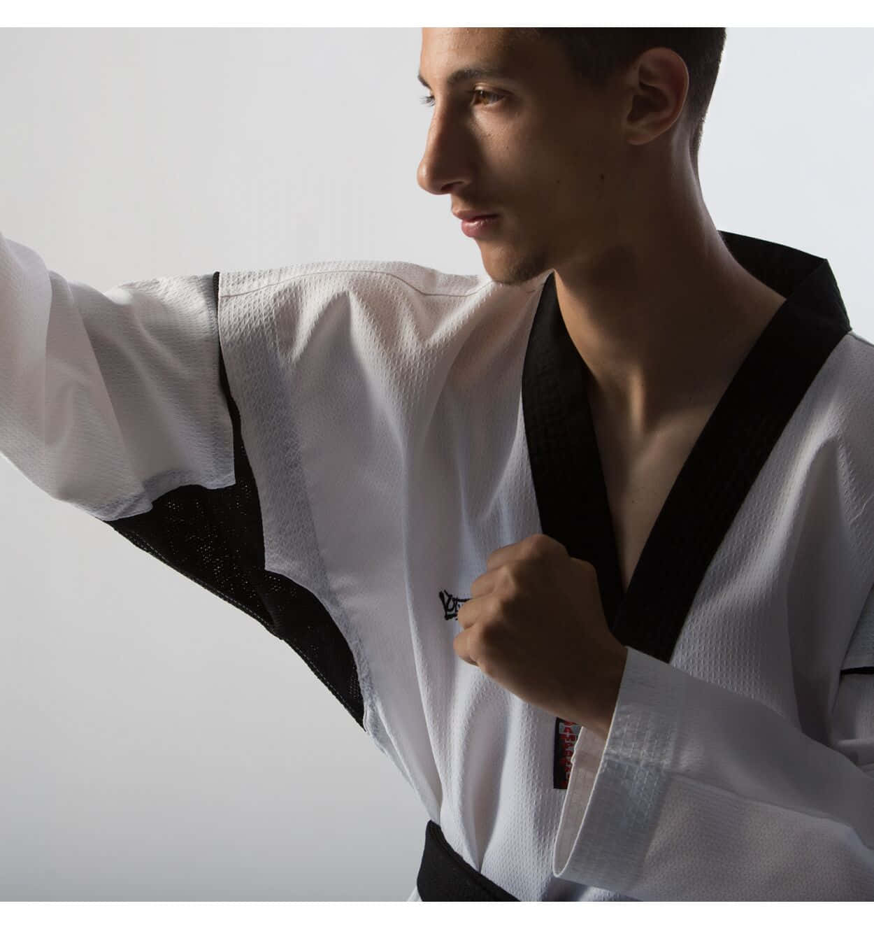 Taekwondo uniform, white dobok, black belt, HD Phone Wallpaper