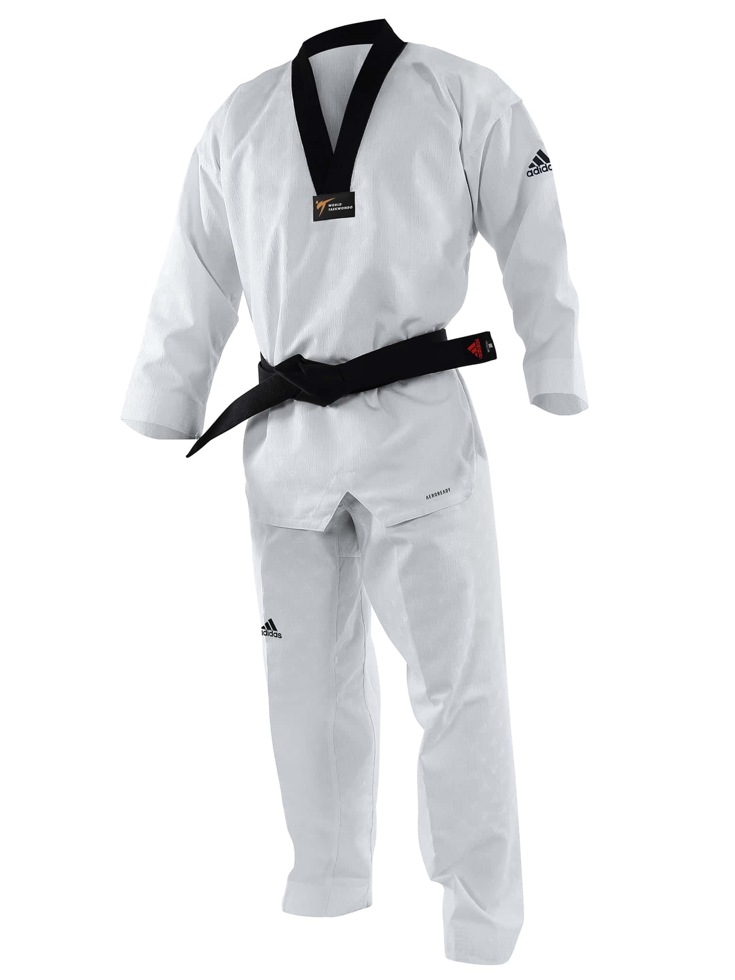 Adidas taekwondo uniform, white dobok uniform, black belt, Full HD Phone Wallpaper