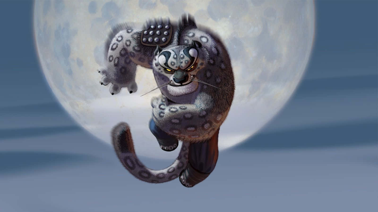 Tai Lung, snow leopard, spotted fur, HD Desktop Wallpaper