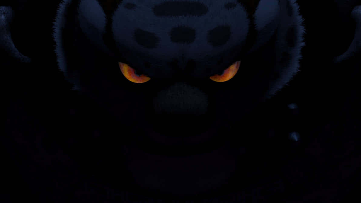 Tai Lung, glowing orange eyes, darkness, SD Desktop Wallpaper