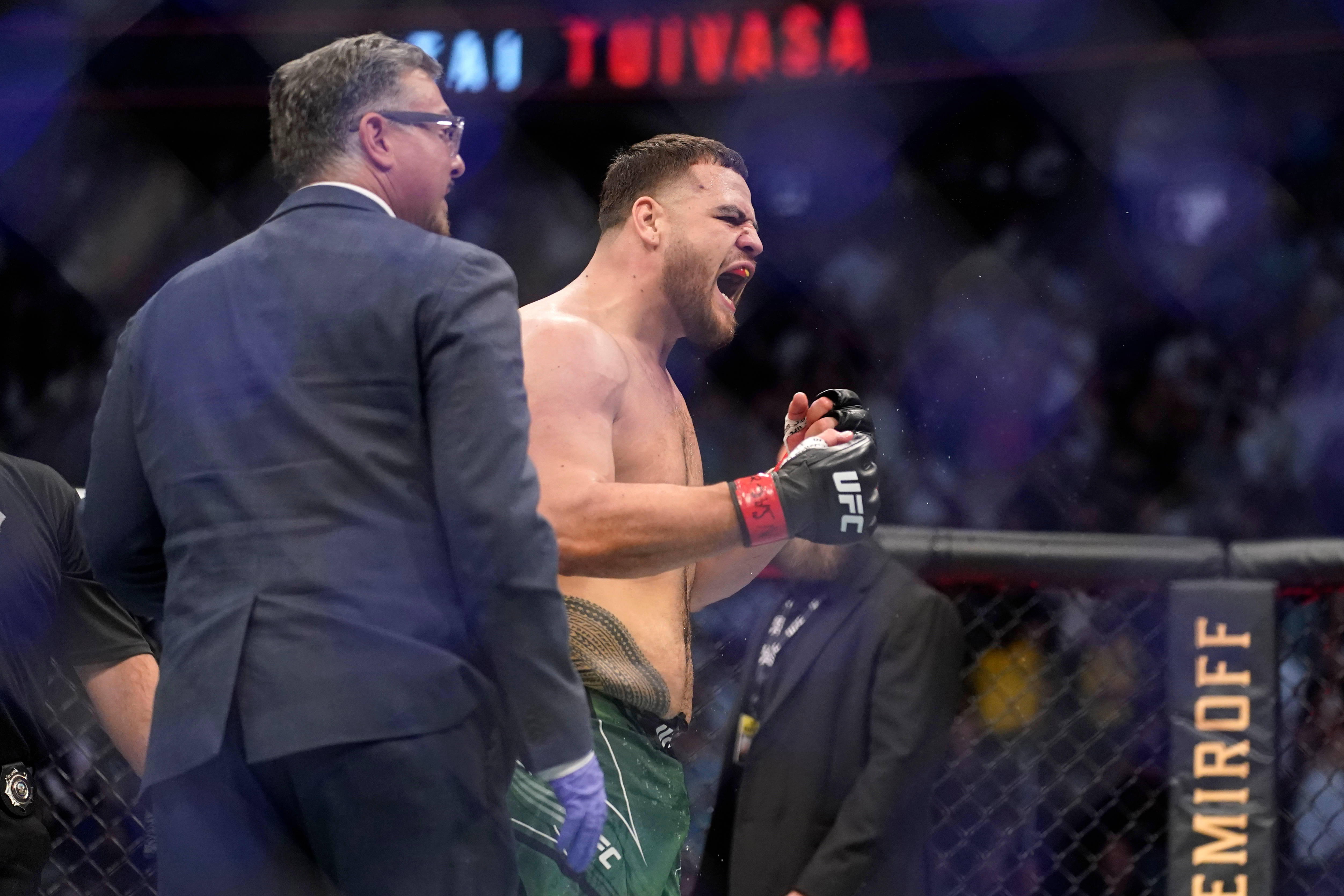 Tai Tuivasa, octagon, MMA fighter, 4K Desktop Wallpaper