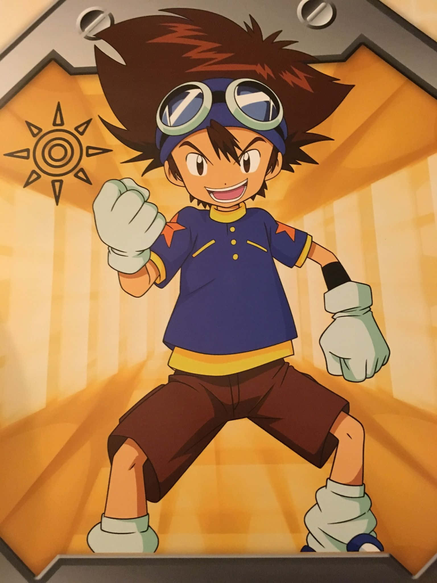 Taichi Kamiya, goggles, star shirt, Full HD Phone Wallpaper