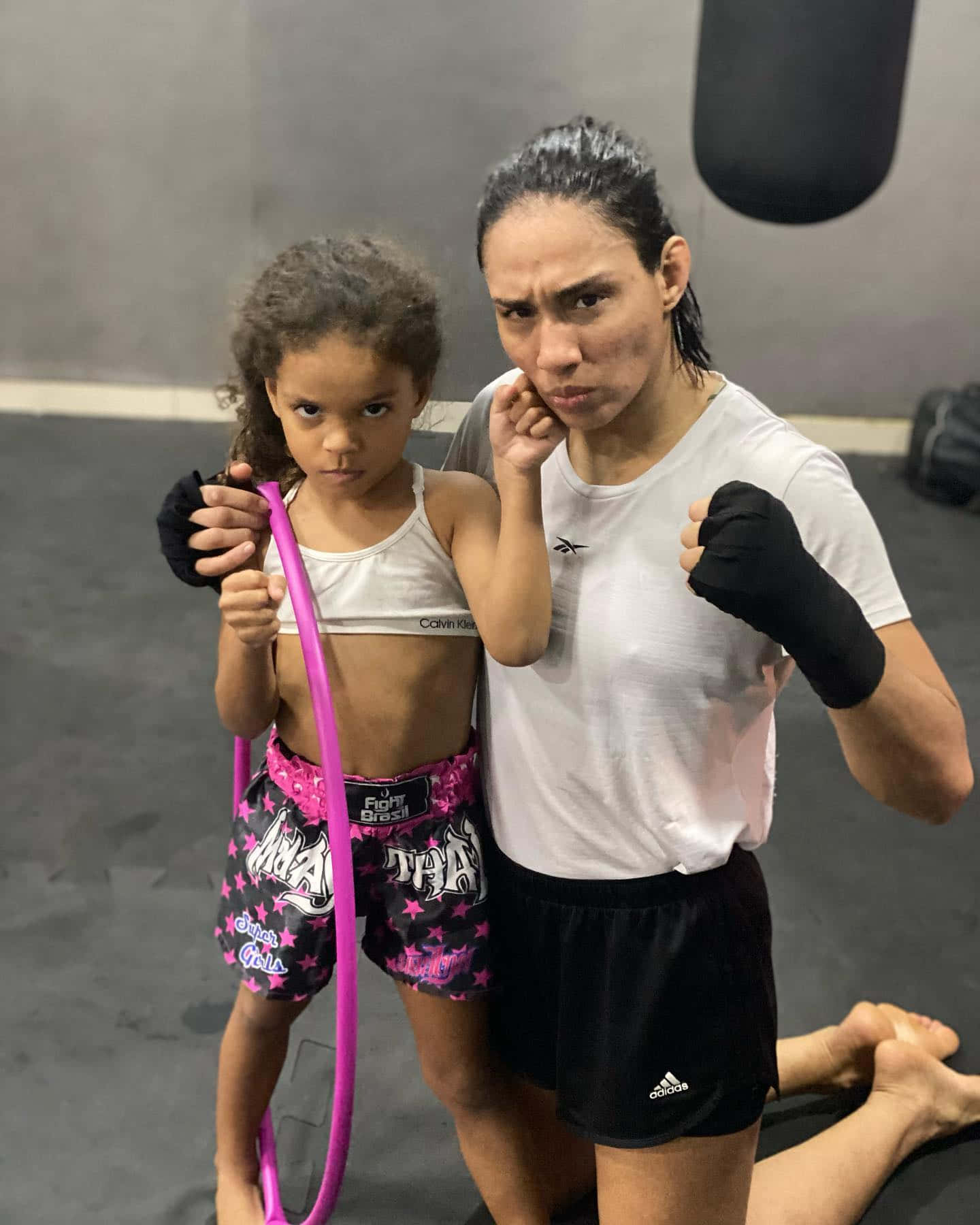 Taila Santos, daughter, training facility, HD Phone Wallpaper