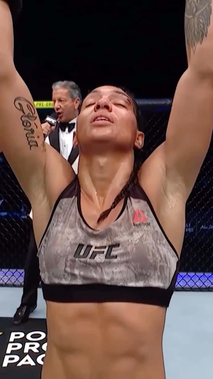 Taila Santos, UFC fighter, octagon, HD Phone Wallpaper