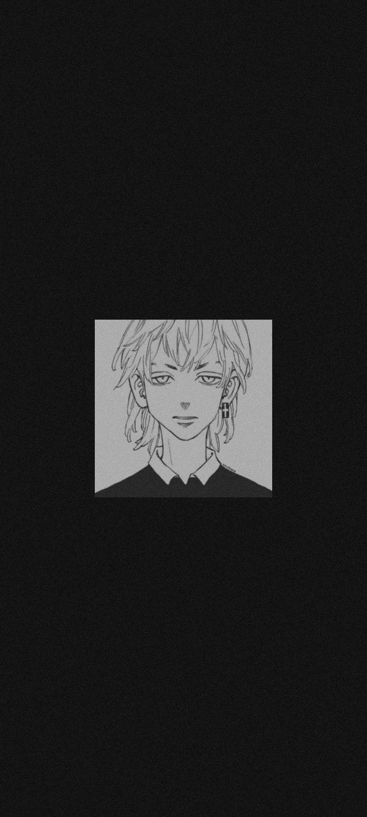 Takashi Mitsuya, black, white, HD Phone Wallpaper