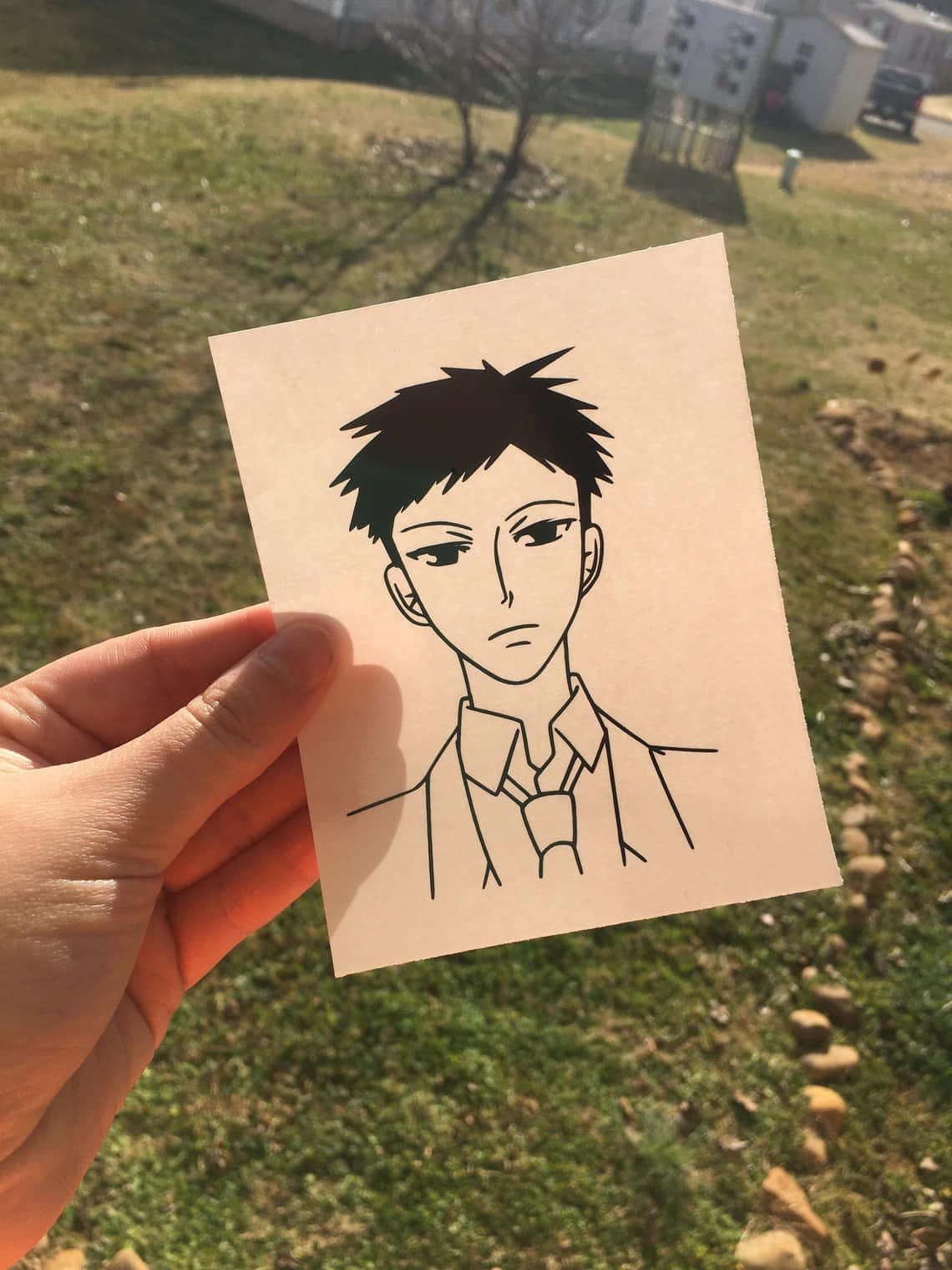 Takashi Morinozuka, spiky hair, collared shirt, HD Phone Wallpaper