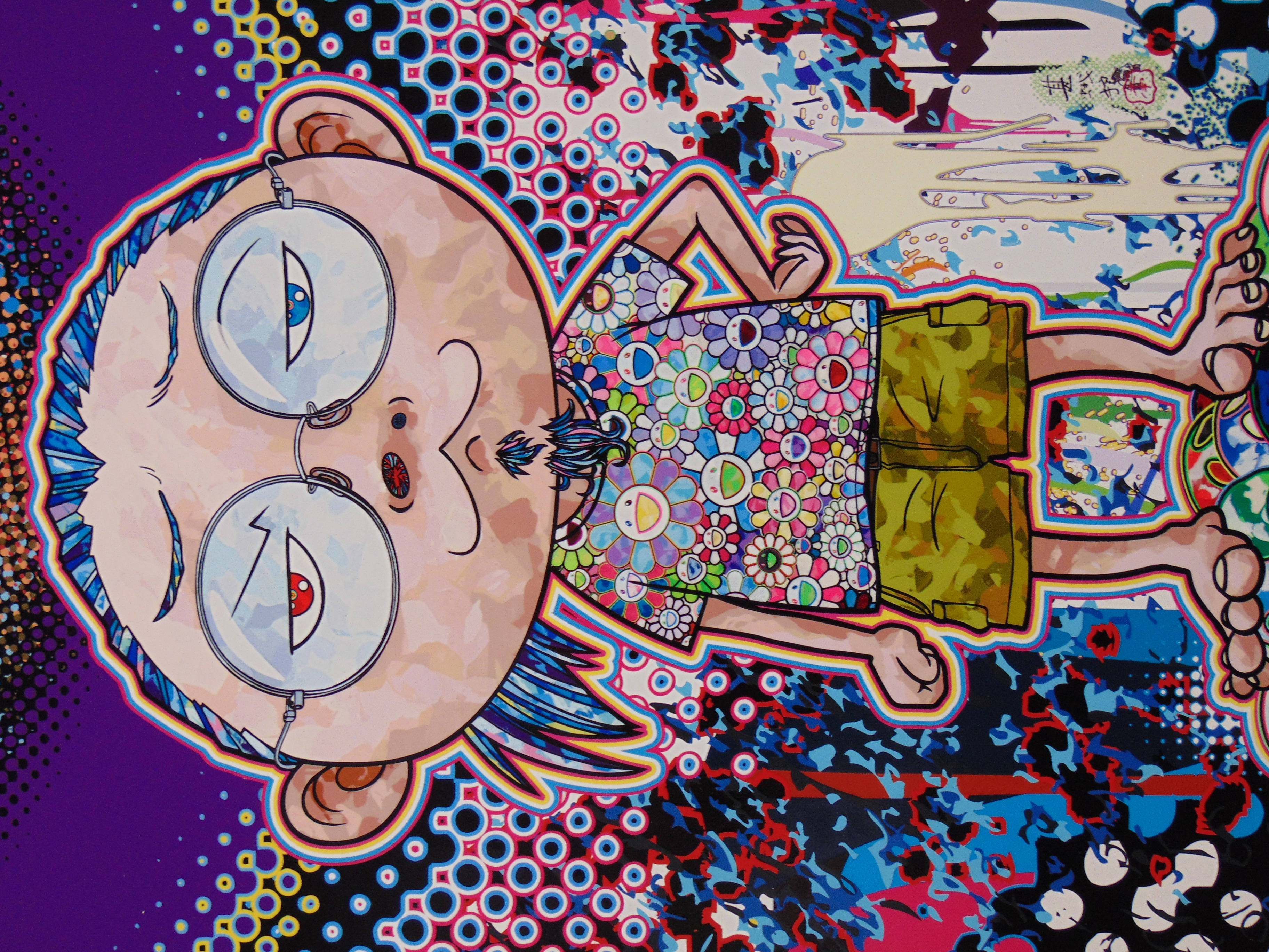 Takashi Murakami, smirk, 4K, 2K Desktop Wallpaper