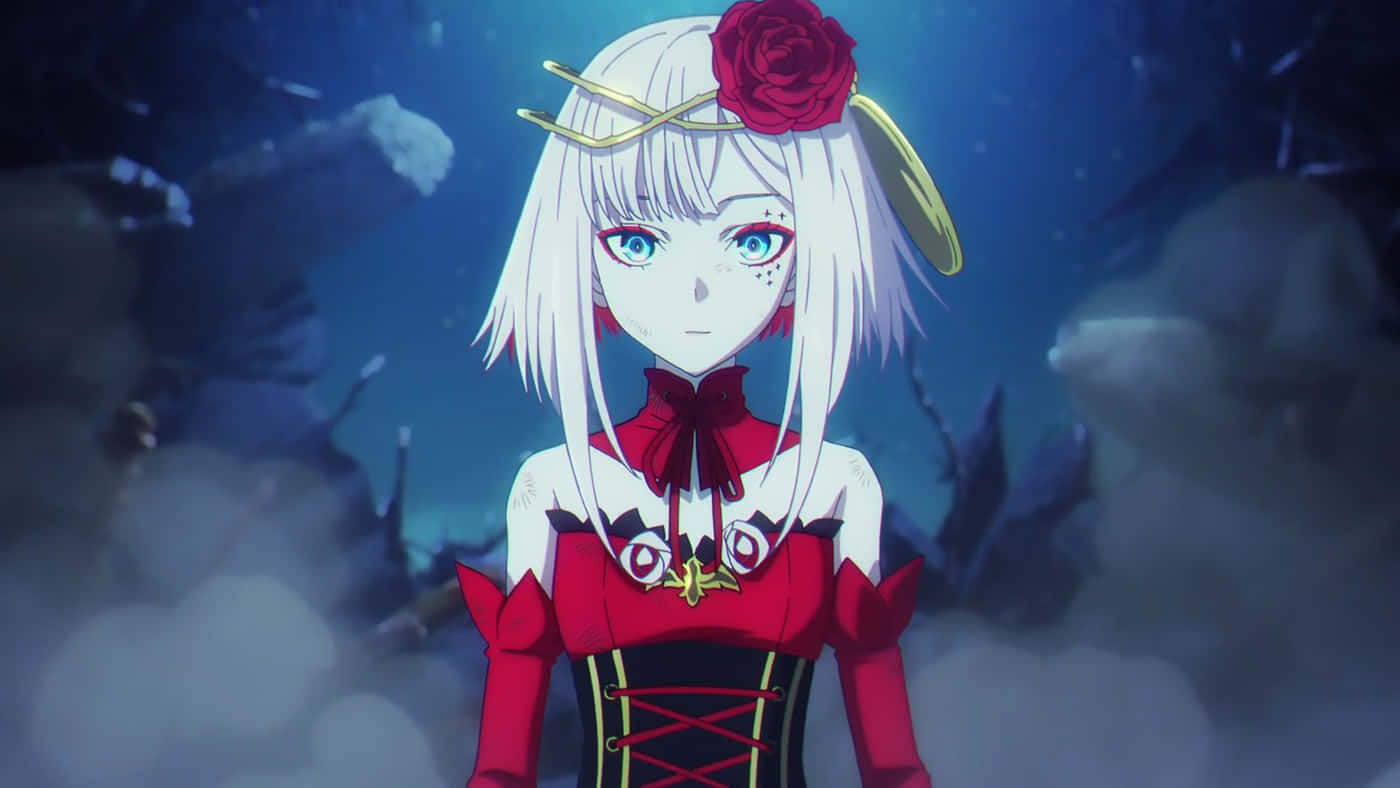Takt Op Destiny, white-haired anime girl, blue eyes, HD Desktop Wallpaper
