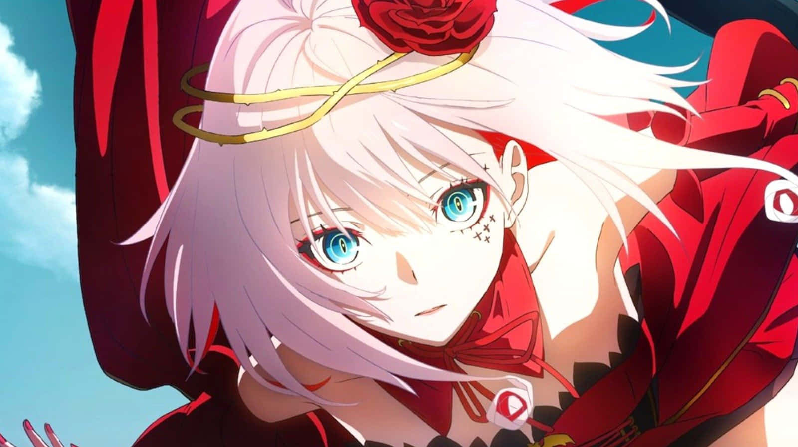 Takt Op Destiny, white hair, blue eyes, HD Desktop Wallpaper