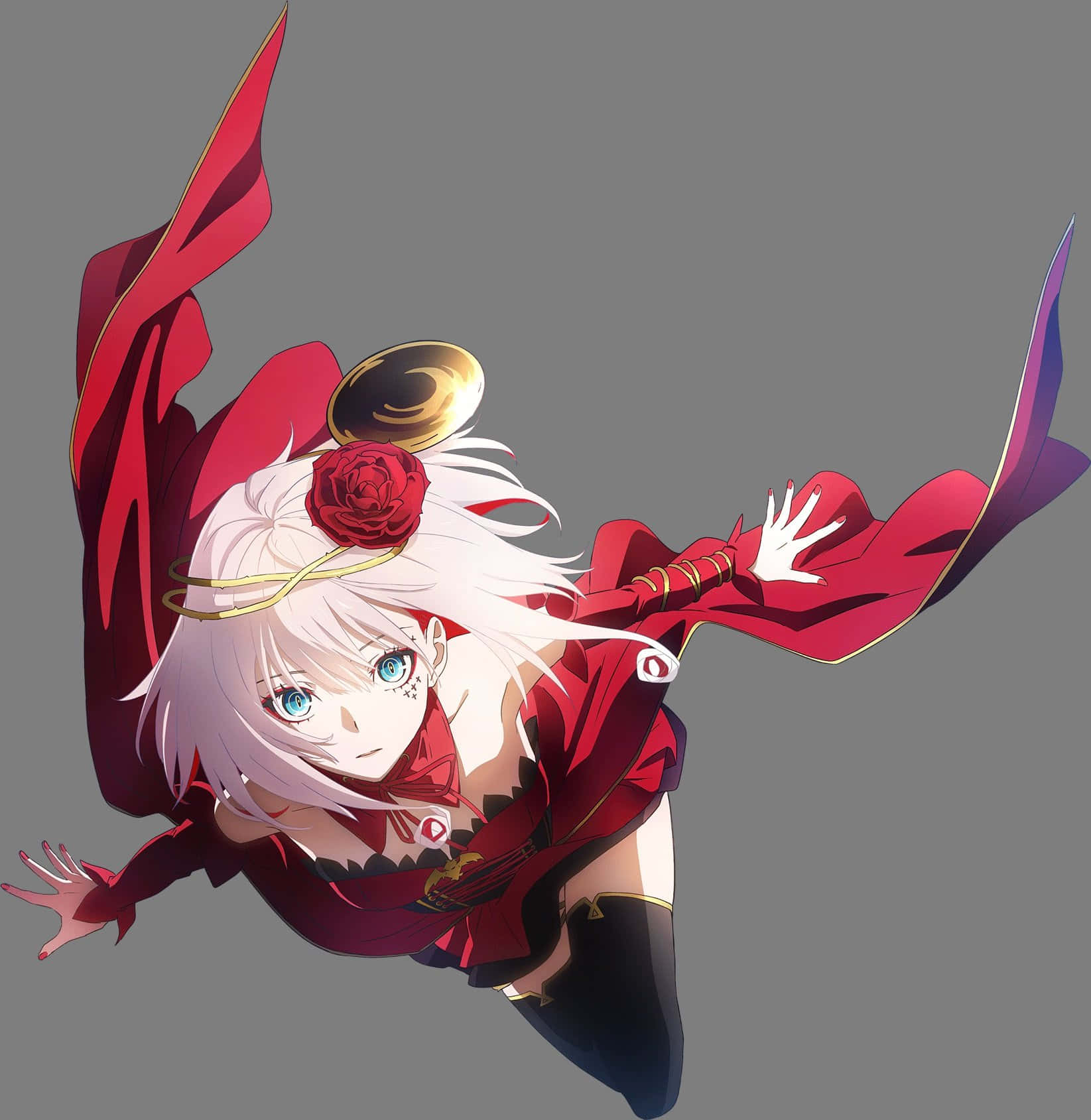 Takt Op Destiny, white hair, blue eyes, HD Phone Wallpaper