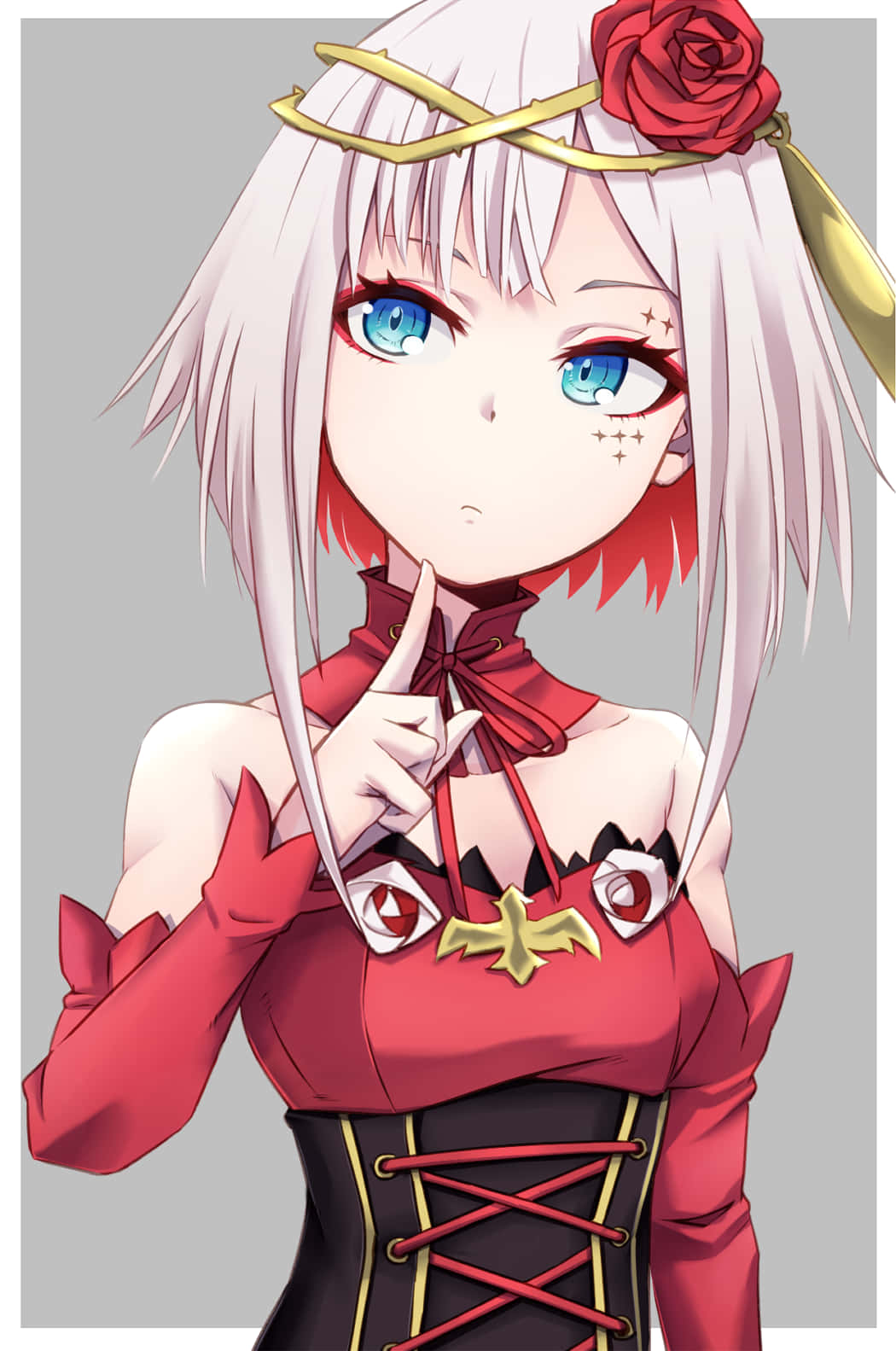 Takt Op Destiny, white hair, blue eyes, HD Phone Wallpaper