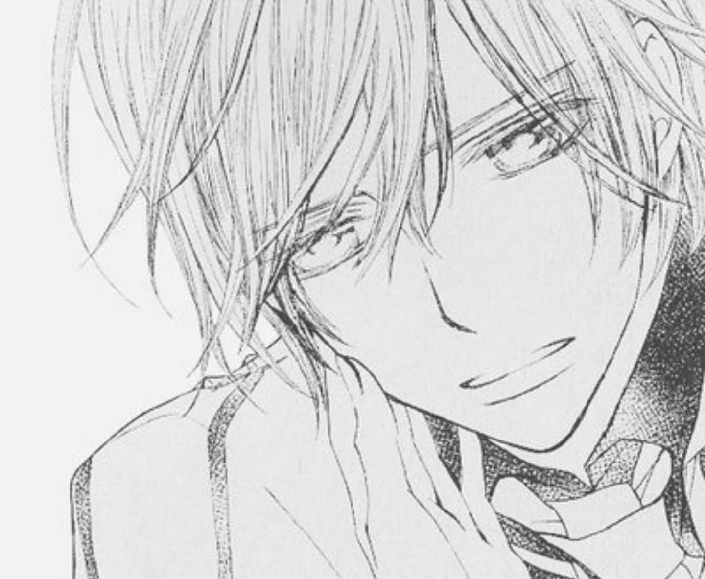 Takuma Ichijo, black and white anime sketch, young man, HD Desktop Wallpaper