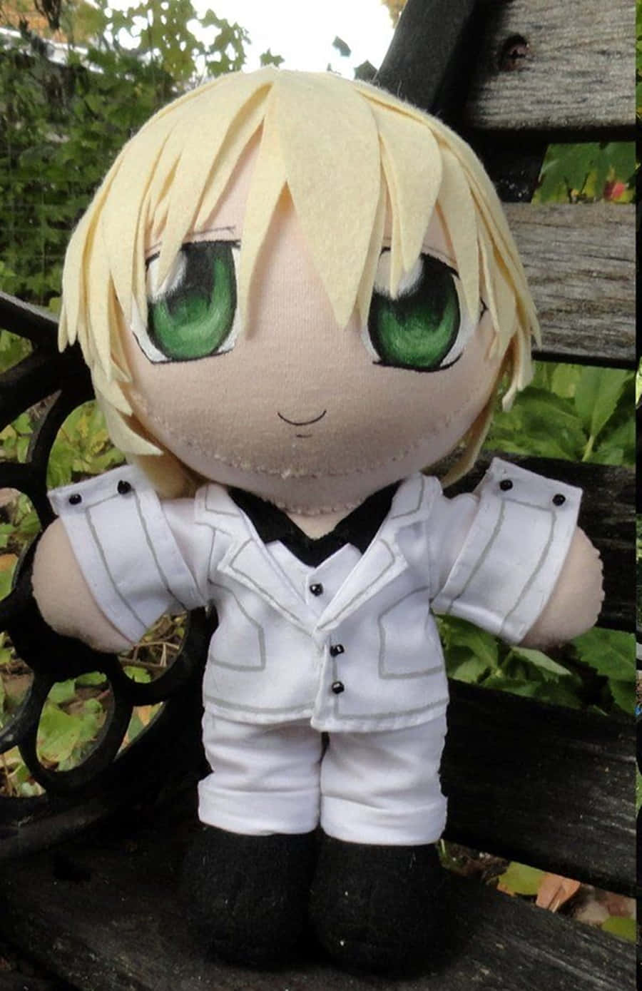 Takuma Ichijo, plush doll, blonde hair, HD Phone Wallpaper