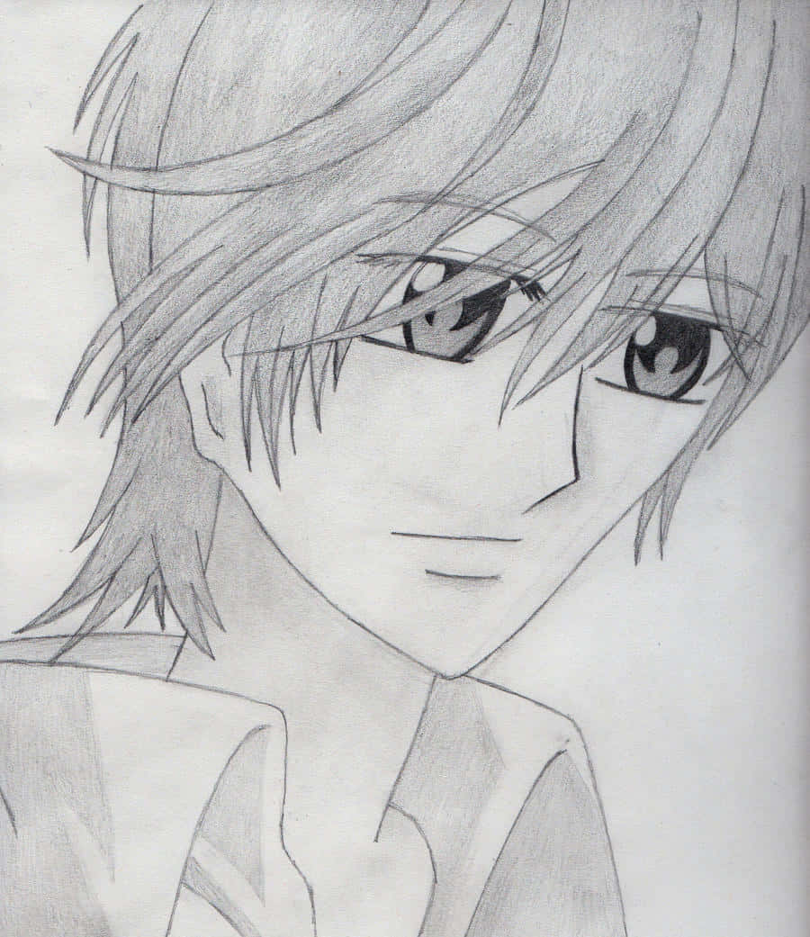 Takuma Ichijo, anime-style young man, expressive eyes, SD Phone Wallpaper