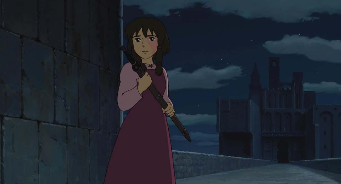 Tales From Earthsea, purple dress, sword, HD Desktop Wallpaper