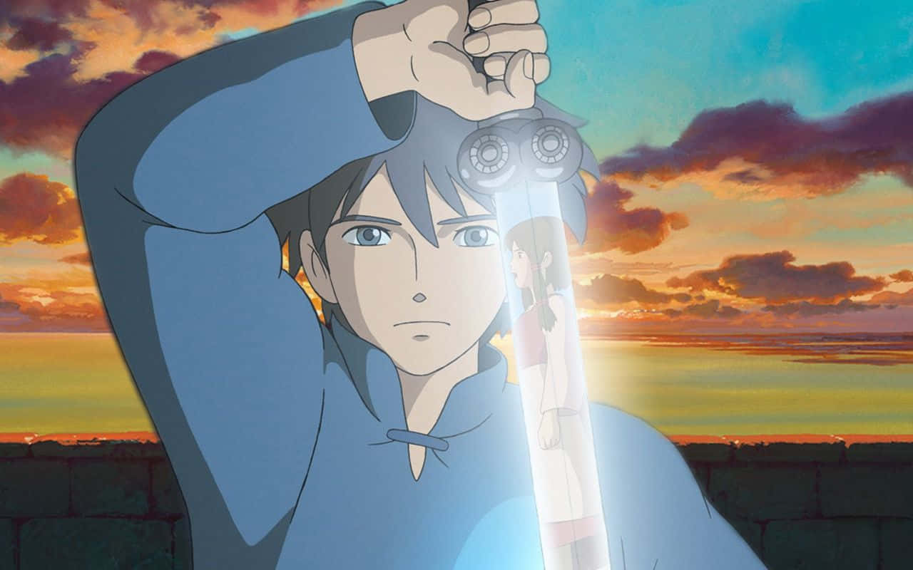 Tales From Earthsea, anime boy, glowing sword, HD Desktop Wallpaper