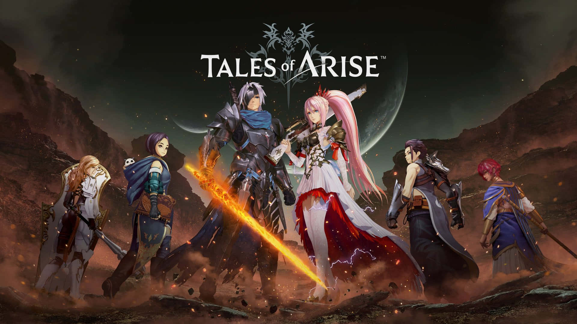 Tales Of Arise, canyon, dusk, Full HD Desktop Wallpaper