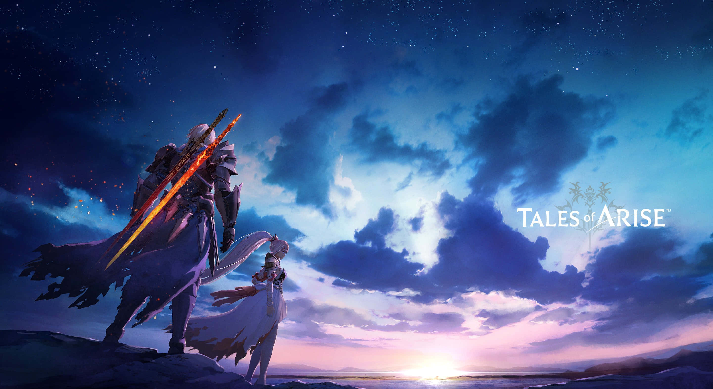 Tales Of Arise, cliff, sunset, 2K Desktop Wallpaper