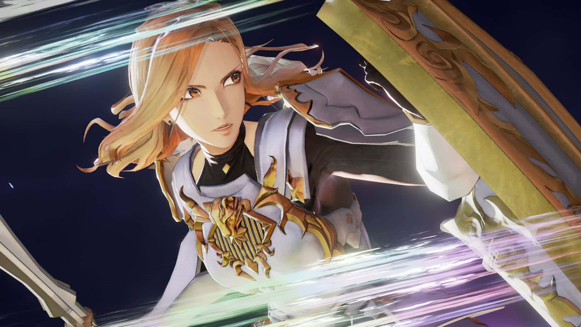 Tales Of Arise, anime warrior, flowing blonde hair, Full HD Desktop Wallpaper