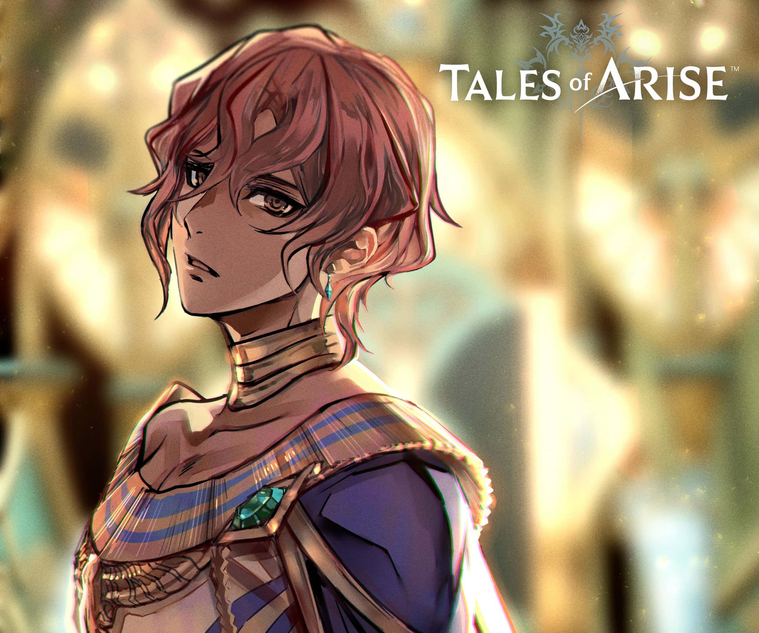 Tales Of Arise, reddish hair, ornate armor, Full HD Desktop Wallpaper