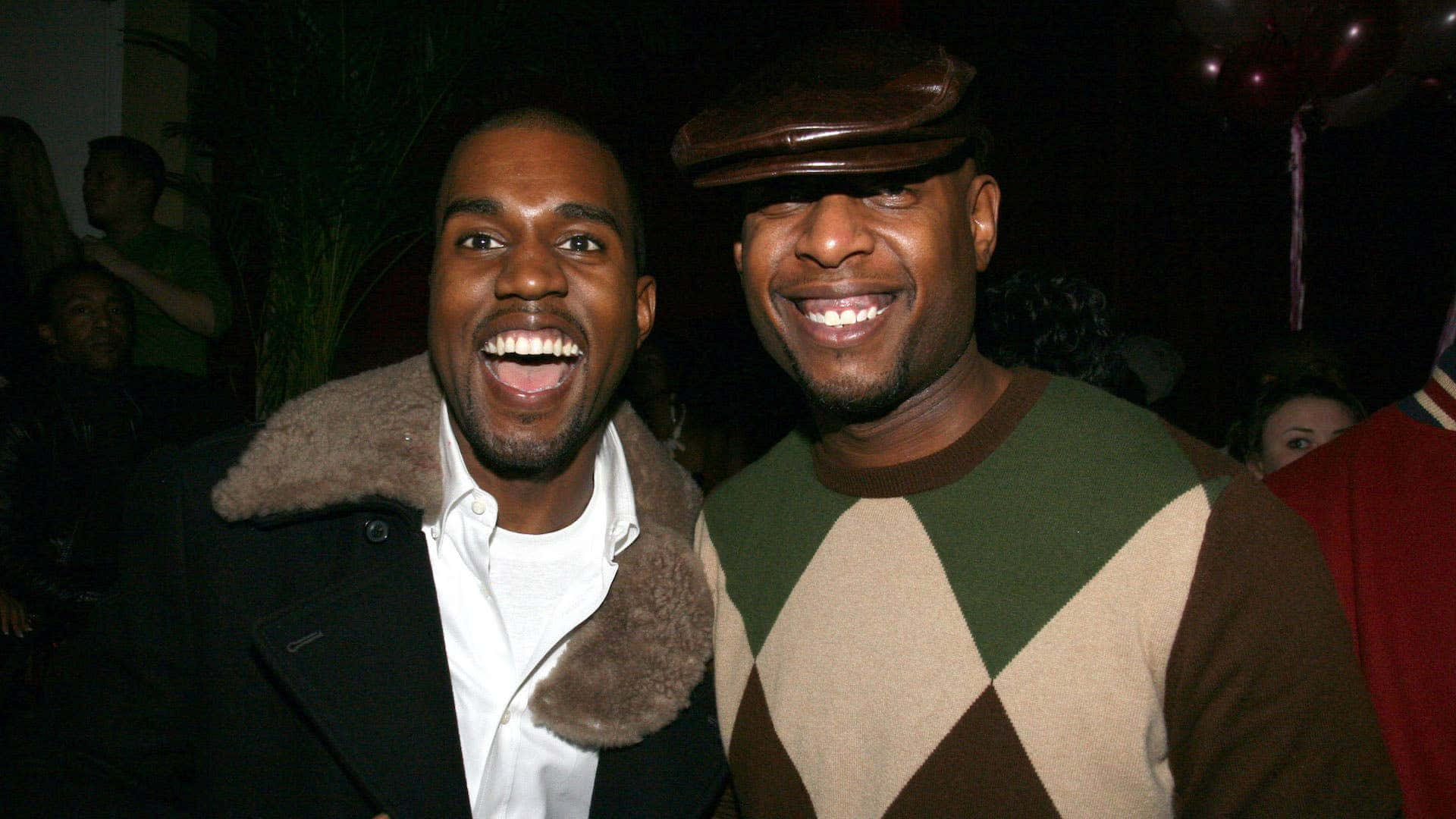Talib Kweli, friend, dimly lit party, Full HD Desktop Wallpaper
