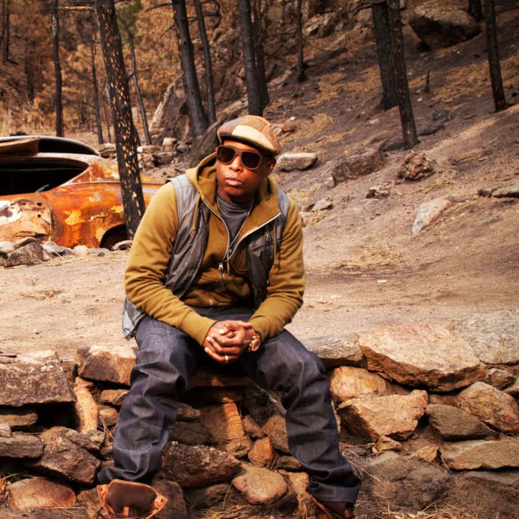 Talib Kweli, cap, sunglasses, SD Desktop Wallpaper