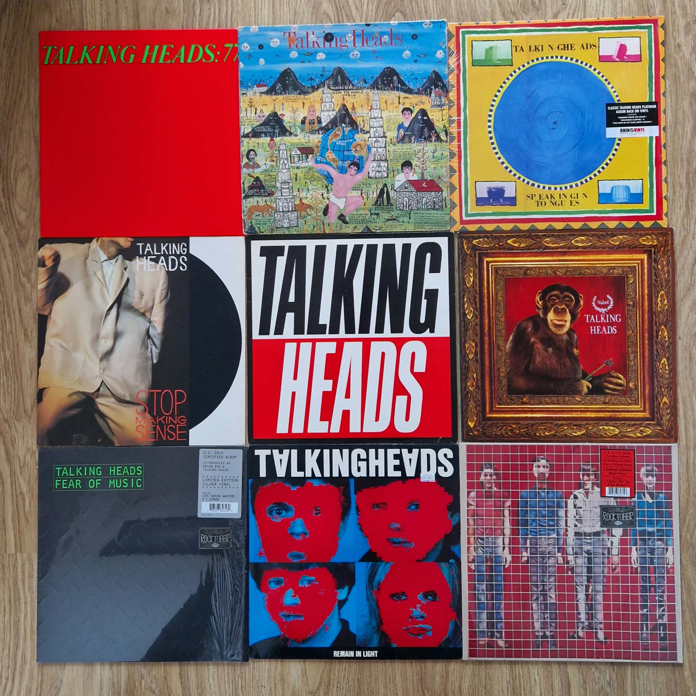 Talking Heads, album covers, colorful abstract art, Full HD Desktop Wallpaper