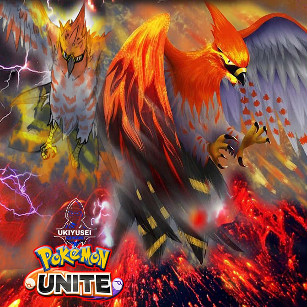 Talonflame, lava, lightning, SD Desktop Wallpaper