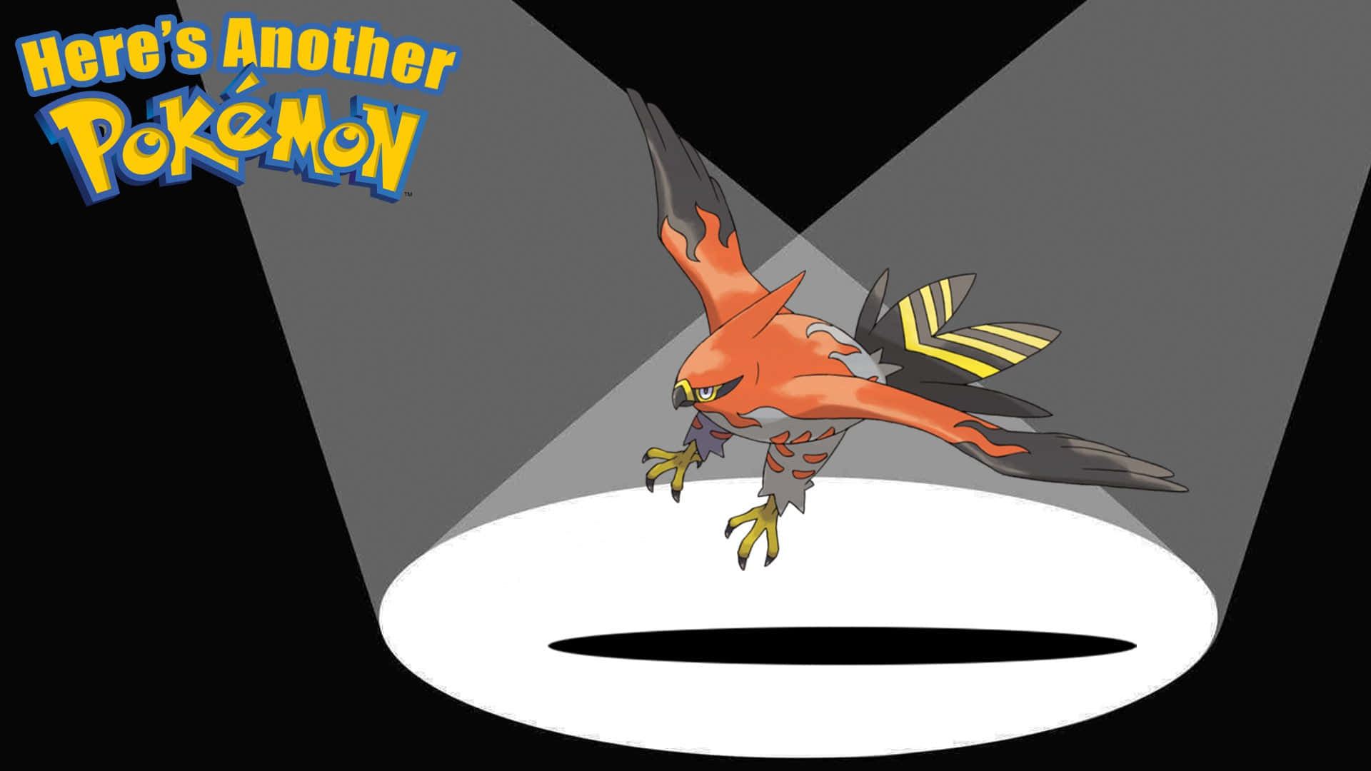 Talonflame, fiery orange, hawk-like, Full HD Desktop Wallpaper