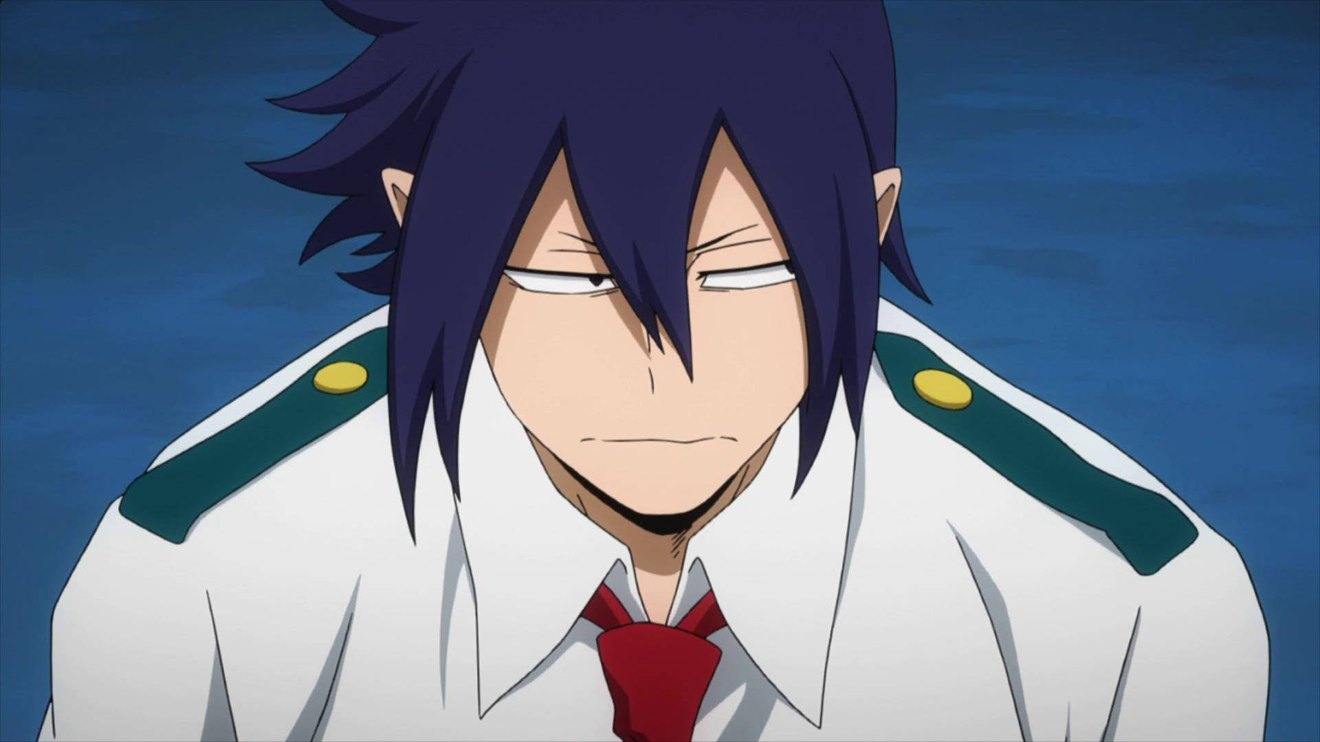 Tamaki Amajiki, spiky dark hair, white uniform, Full HD Desktop Wallpaper