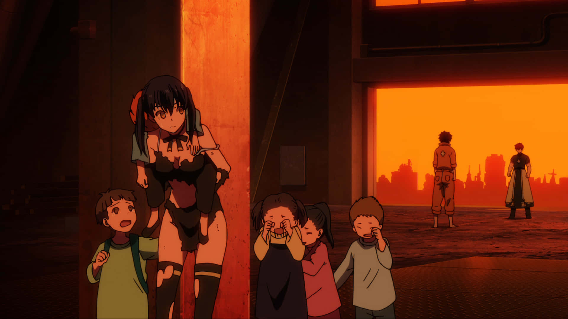 Tamaki Fire Force, Fire Force, anime characters, Full HD Desktop Wallpaper
