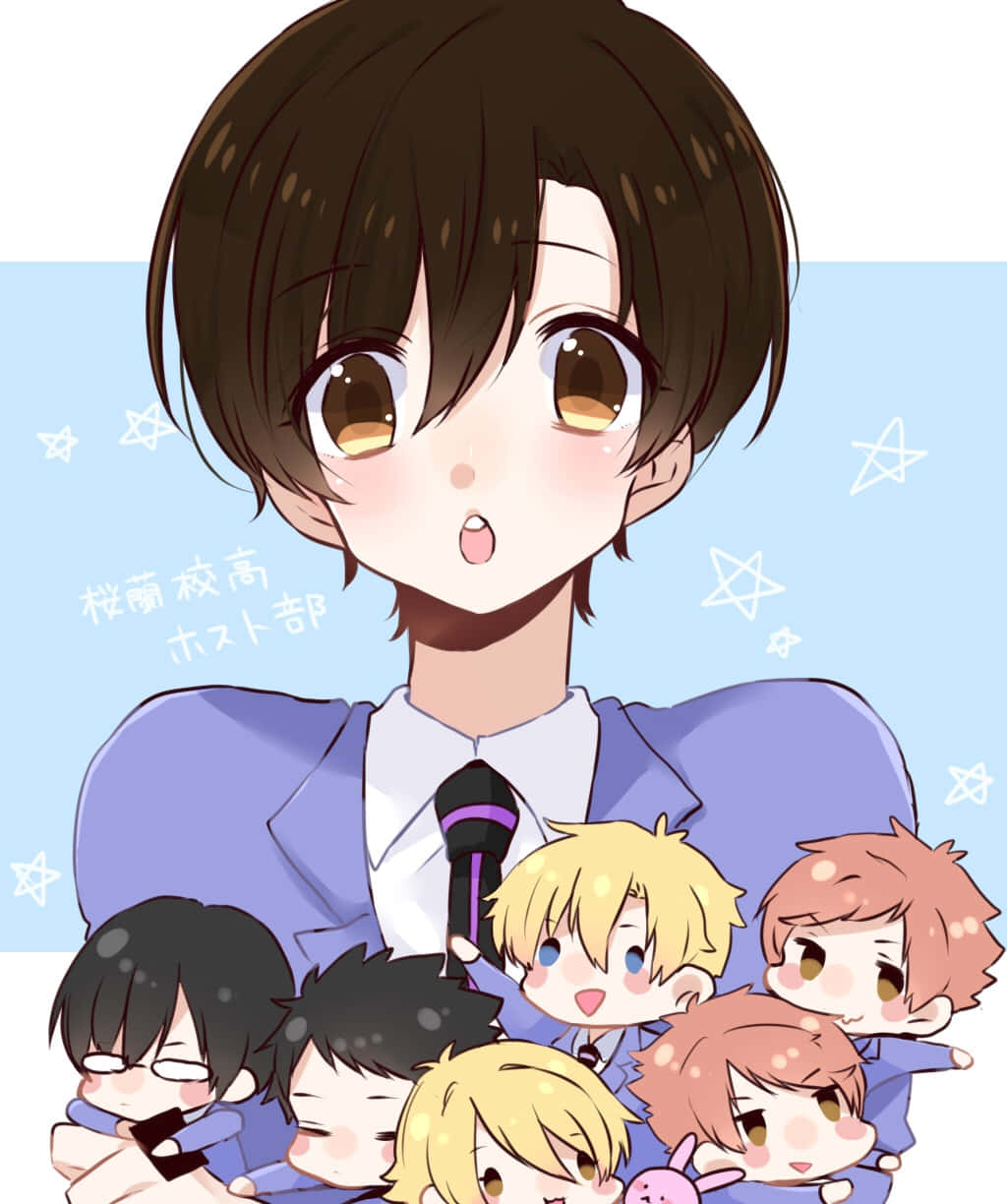 Tamaki Suoh, purple suit, microphone, SD Phone Wallpaper