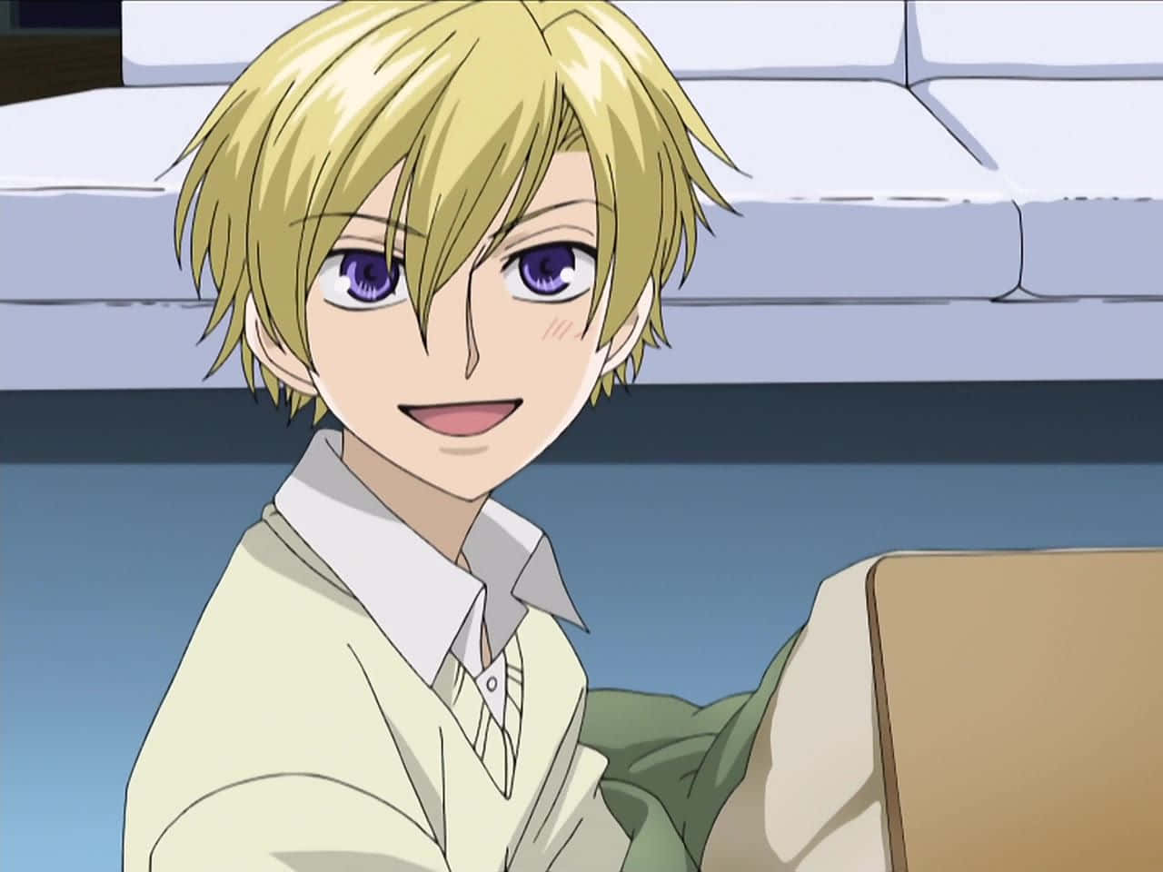 Tamaki Suoh, anime boy, blonde hair, HD Desktop Wallpaper
