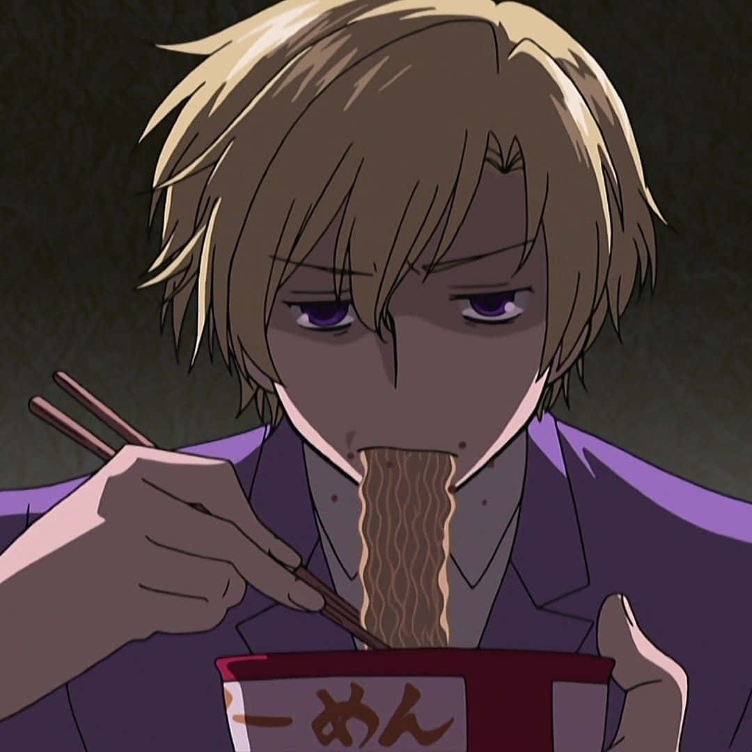 Tamaki Suoh, blonde hair, purple eyes, SD Desktop Wallpaper