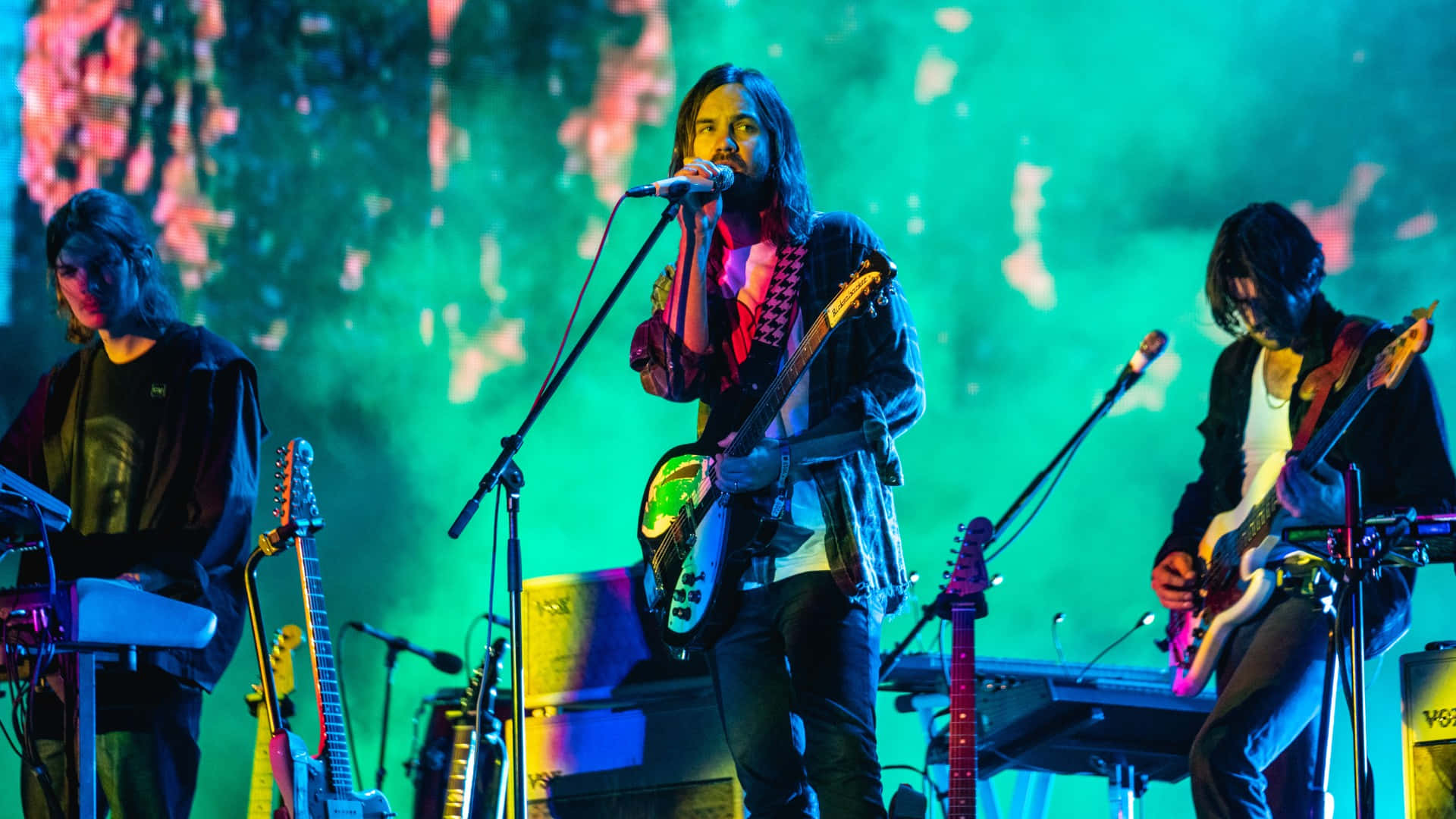 Tame Impala, live performance, stage, Full HD Desktop Wallpaper