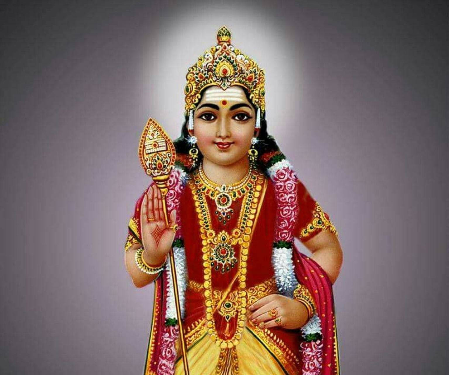 Tamil God, red, gold, HD Desktop Wallpaper