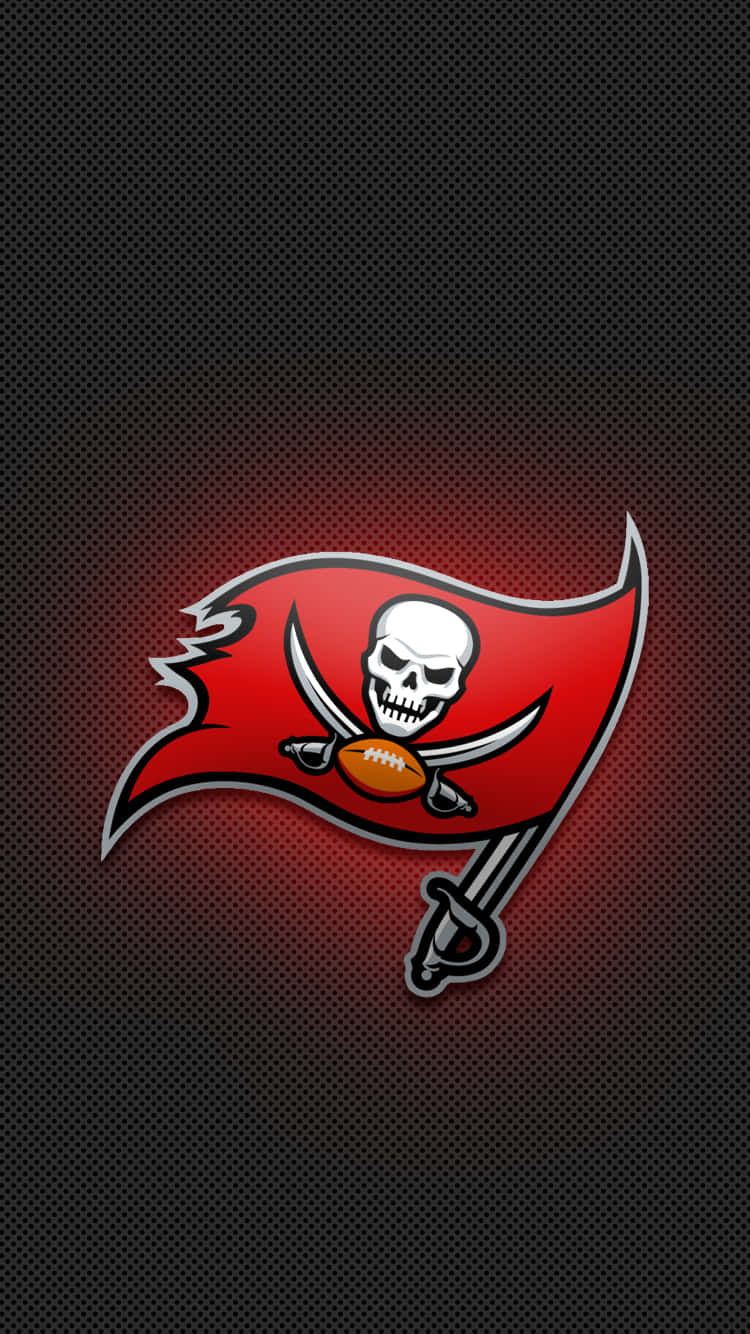 Tampa Bay Buccaneers, iPhone, black and red gradient, HD Phone Wallpaper