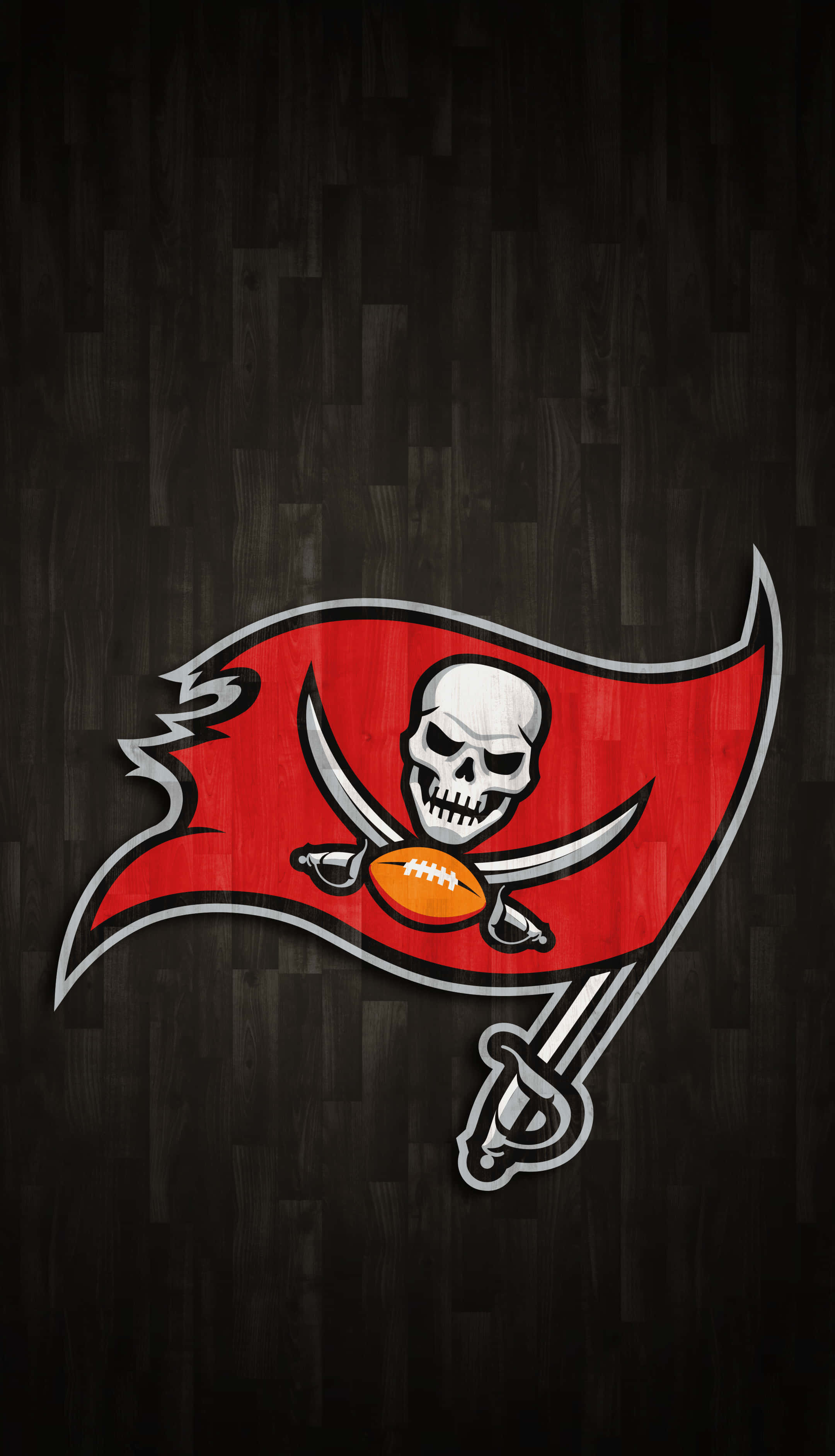 Tampa Bay Buccaneers, skull crossed swords, football, 2K Phone Wallpaper