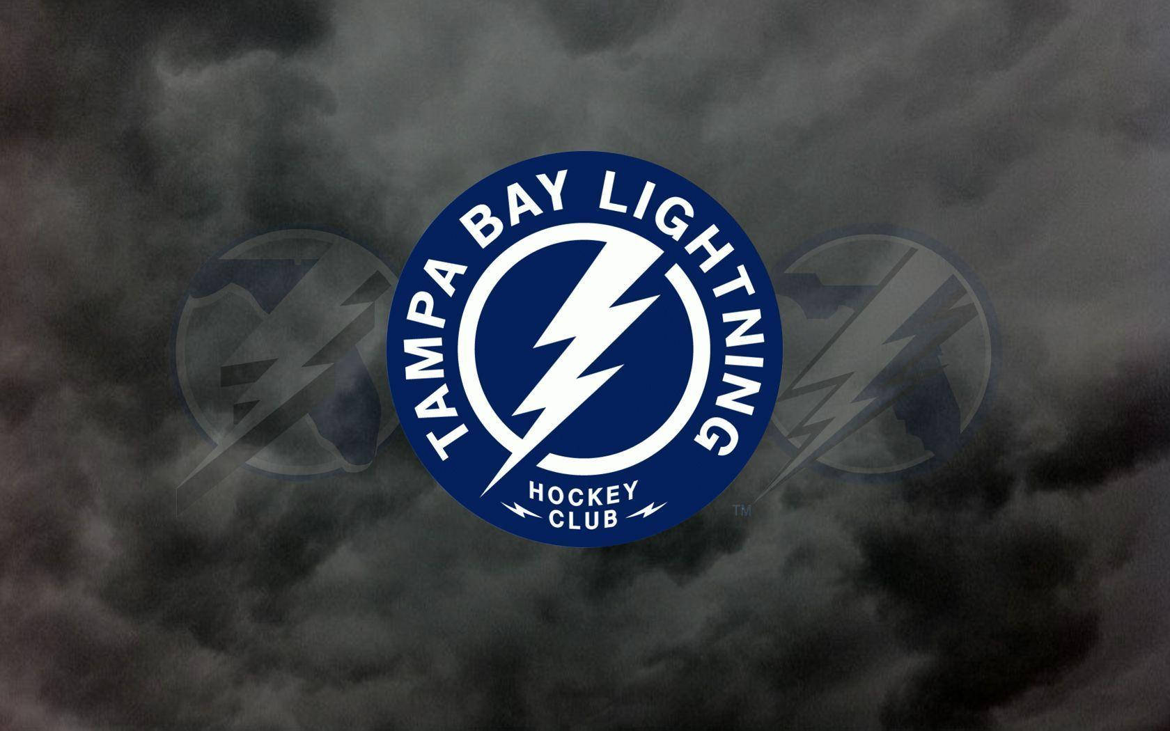 Tampa Bay Lightning, dark cloudy sky, stormy sky, HD Desktop Wallpaper