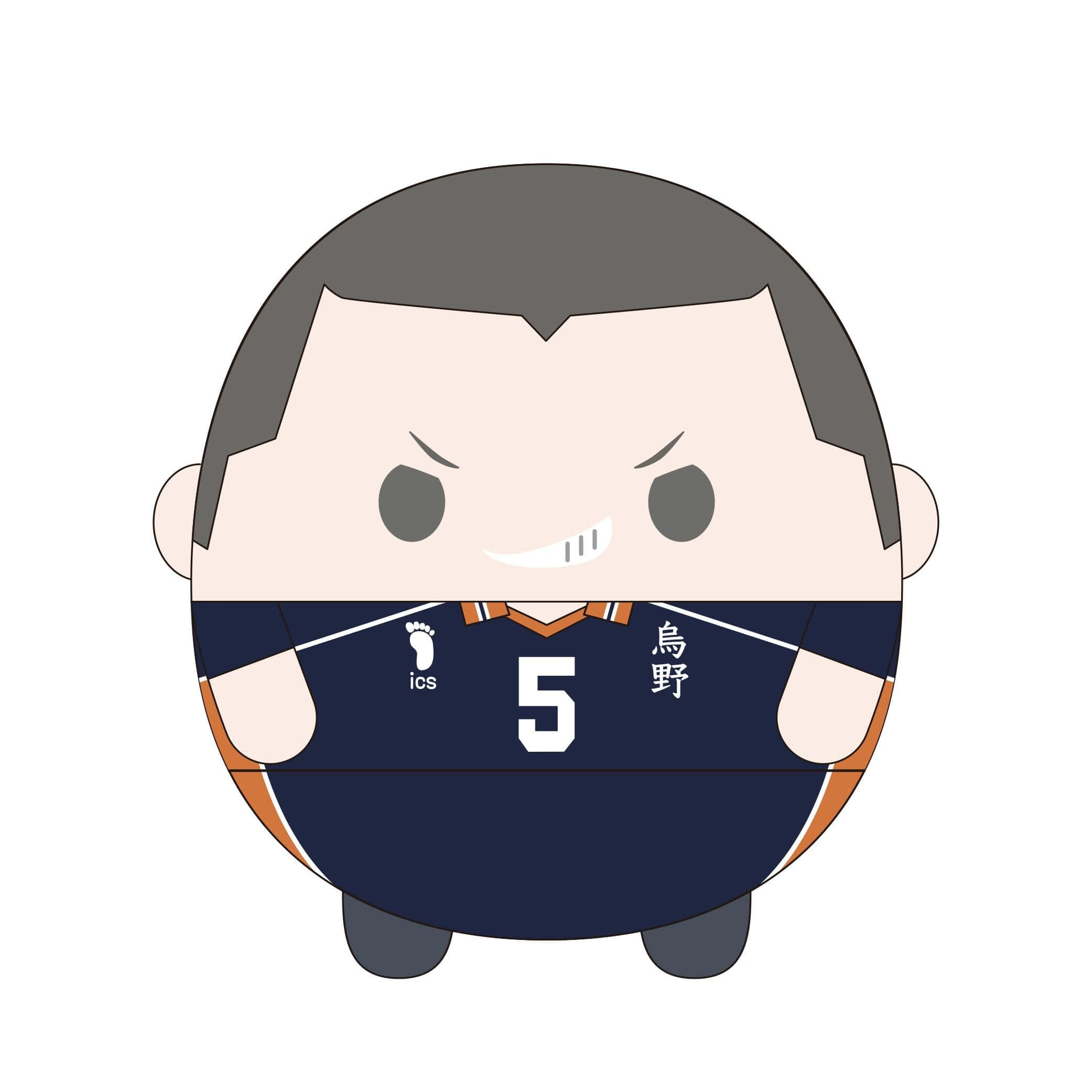 Tanaka Ryunosuke, chibi-style, volleyball player, Full HD Desktop Wallpaper