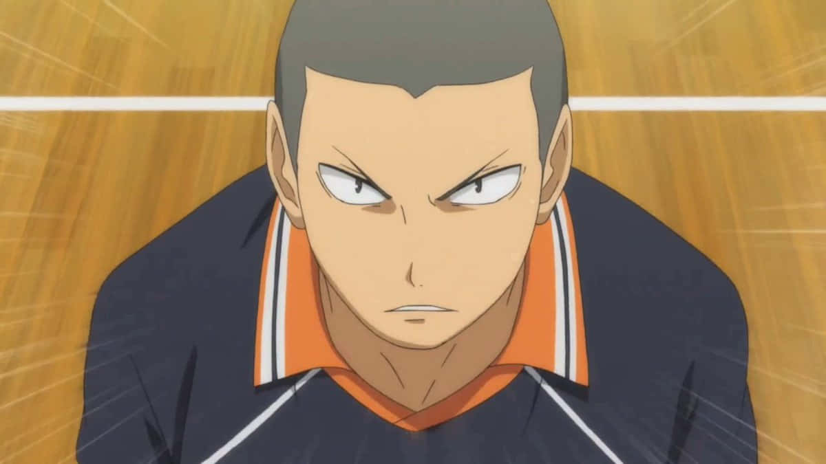 Tanaka Ryunosuke, volleyball court, gymnasium, SD Desktop Wallpaper